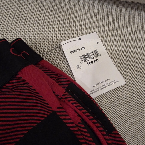 Calvin Klein Women's Modern Cotton Holiday Joggers - Picture 3 of 4